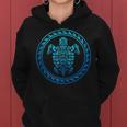 Hawaiian Tribal Sea Turtle Polynesian Symbol Women Hoodie