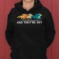 Horse Racing And They're Off Horse Racing Women Hoodie