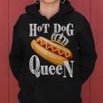 Hot Dog Queen Food Lover Sausage Party Graphic Women Hoodie