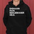 Husband Papa Beer Lover Hero Beer Drinking Party S Kapuzenpullover für Damen