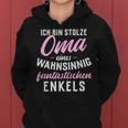 Ich Bin Stolze Oma Einer Wahnsinnig Fantastischen Grandkel Kapuzenpullover für Damen