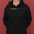 I'm Literally Just A Lesbian Rainbow Lesbian Pride Lgbtq Women Hoodie