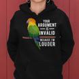 I'm Louder Caique Owner Caique Parrot Mom Women Hoodie