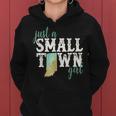 Indiana Small Town Girl Hometown State Roots Home Women Hoodie