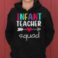 Infant Teacher Squad Matching Back To School First Day Women Hoodie