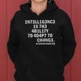 Intelligence Stephen Hawking Sweat à capuche femme