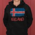 Islandintage Flag Island Pride Women's Kapuzenpullover für Damen