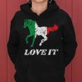 Italian Horse Riding Horseback Rider Equestrian Pony Hooves Women Hoodie