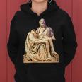 Italian Sculptor Michelangelo Pieta Statue Jesus Mother Mary Women Hoodie