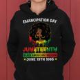 Junenth African Black American Feedom 1865 Women Hoodie