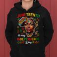Junenth Is My Independence Day 1865 Black African Women Women Hoodie