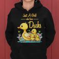 Just A Girl Who Loves Ducks Duck Family Women Hoodie