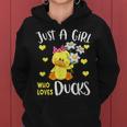 Just A Girl Who Loves Ducks Lovers Outfits Kawaii Animals Women Hoodie