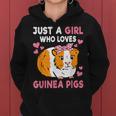 Just A Girl Who Loves Guinea Pigs Cute Guinea Pig Lover Women Hoodie