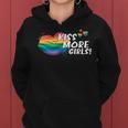 Kiss More Girls Lgbt Lgbtq Pride Awareness Lesbian Women Women Hoodie