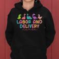 Labor And Delivery Nurse Cute Dinosaur L&D Nurse Animal Ld Women Hoodie