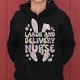 Labor And Delivery Nurse Easter Bunny L&D Nurse Easter Day Women Hoodie