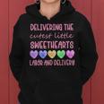 Labor And Delivery Nurse Valentine's Day L&D Nurse Women Hoodie