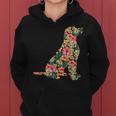 Labrador Flower Dog Silhouette Floral Men Women Hoodie