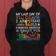 My Last Day Of 7Th Grade I'm 12 Years Old Summer Tie Die Women Hoodie