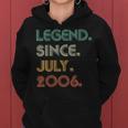 Legend Since July 2006 Vintage 18Th Birthday Boy Women Hoodie