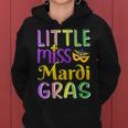 Little Miss Mardi Gras For New Orleans Costume Girls Women Hoodie