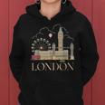 London Souvenir England Vintage City British Uk T- Women Hoodie