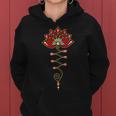 Lotus Flower Unalome Yoga Meditation Awareness Zen Women Hoodie