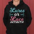 Lures Or Lace Pregnancy Gender Reveal Boy Or Girl Women Hoodie