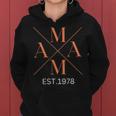 Lustiger Mama Est 1978 Mama Seit 1978 Mama 1978 Kapuzenpullover für Damen