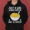 Macaronie & Cheese Girl Who Loves Mac & Cheese Women Hoodie