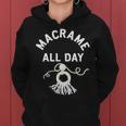 Macrame All Day Craft Boho Lover Rope Tassels Cord Women Hoodie