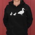 Mama Duck 2 Ducklings Animal Family Women Hoodie