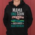 Mama Und Sohn Nicht Immer Auge In Auge Partner Look Partner Kapuzenpullover für Damen