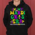 In My Mardi Gras Era Retro Groovy Carnival Party Women Women Hoodie