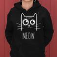 Meow Cat Meow Kitty Cute Cats Mom And Cat Dad Women Hoodie