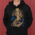 Mermaid Vintage Tattoo Ink Veteran Pin Up Girl Sexy Women Hoodie