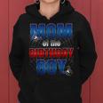 Mom Of The Birthday Spider Web Boy Mom And Dad Family Women Hoodie