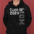 Mom Mother Senior 2024 Proud Mom Of A Class Of 2024 Graduate Women Hoodie