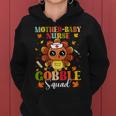 Mother Baby Nurse Gobble Squad Cute Turkey Thanksgiving Fall Women Hoodie