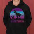 Mother's Day Son Mum Dinosaur Mummy Saurus Vintage Women Hoodie