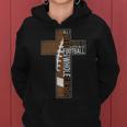 All I Need Is Football & Jesus Christian Cross FaithWomen Hoodie