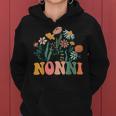 New Nonni Wildflower First Birthday & Baby Shower Women Hoodie