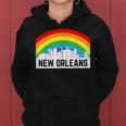 New Orleans Pride Lgbtq Rainbow Skyline Women Hoodie