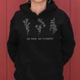 No Rain No Flowers Green Cute Flowers Women Hoodie