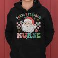 Nurse Christmas Santa's Favorite Nurse Christmas Women Hoodie