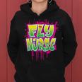 Nursing 80S 90S Hip Hop Fly Nurse Graffiti Style Women Hoodie
