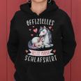 Offizielles Beste Mama Schlaf Muttertag Faultier Mama Kapuzenpullover für Damen