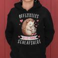 Offizielles Beste Mama Schlaf Muttertag Igel Mama Kapuzenpullover für Damen