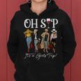 Oh Sip It's A Girls Trip Fun Wine Party Black Queen Women Hoodie